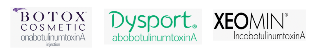 Dysport Botox Xeomin Logos